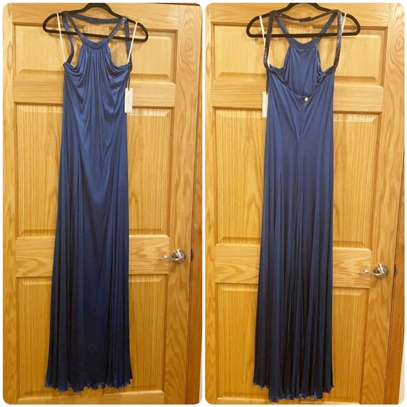 Gianni  Versace Collection Dresses & Skirts - Gianni Versace Collection Blue Halter Dress